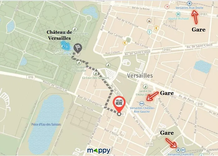 Studette 1km Château Check-in Autonome